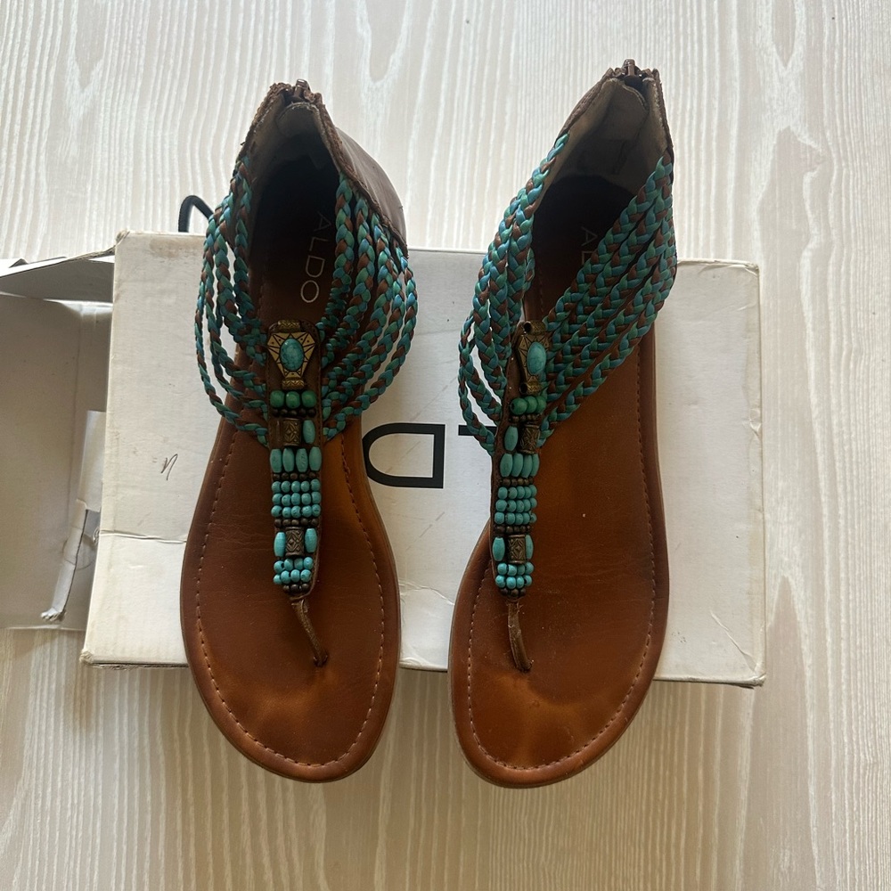 Beaded sandals